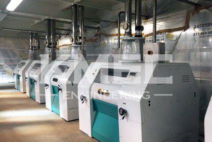 160t/d wheat flour milling plant