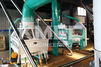 160t/d wheat flour milling plant