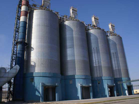 Storage silo can store powder, granular and liquid materials.